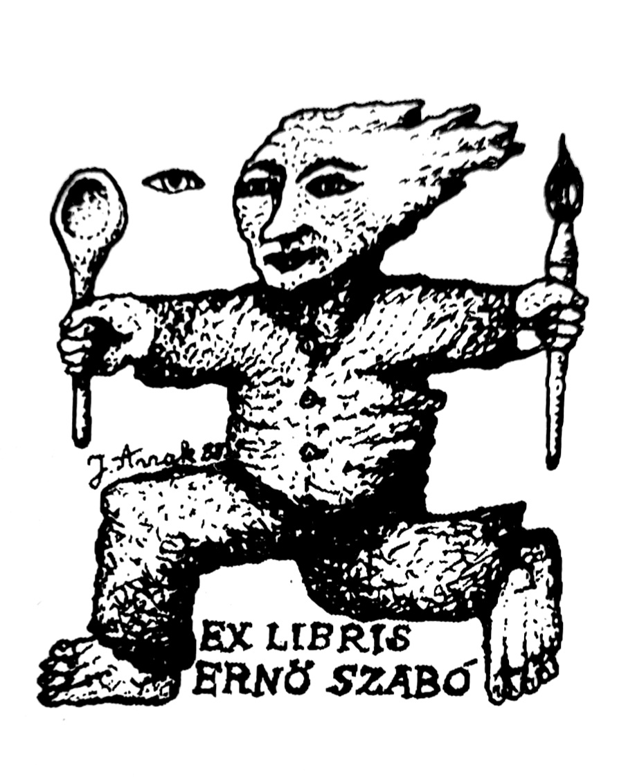 Szabó Ernő ex librise